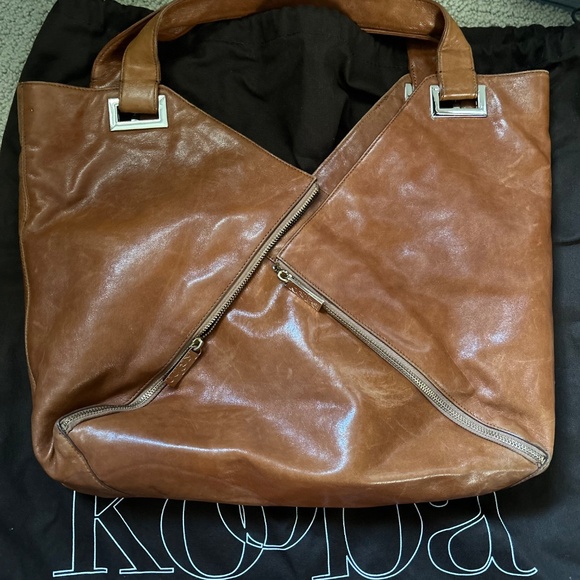 Kooba Tan 100 percent leather large shoulder bag - Picture 4 of 13